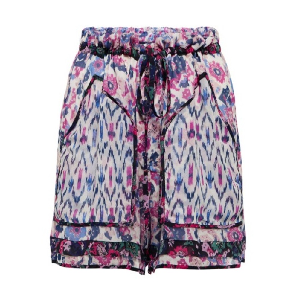 Isabel Marant Etoile Riolmy‎ printed georgette shorts Size 10
